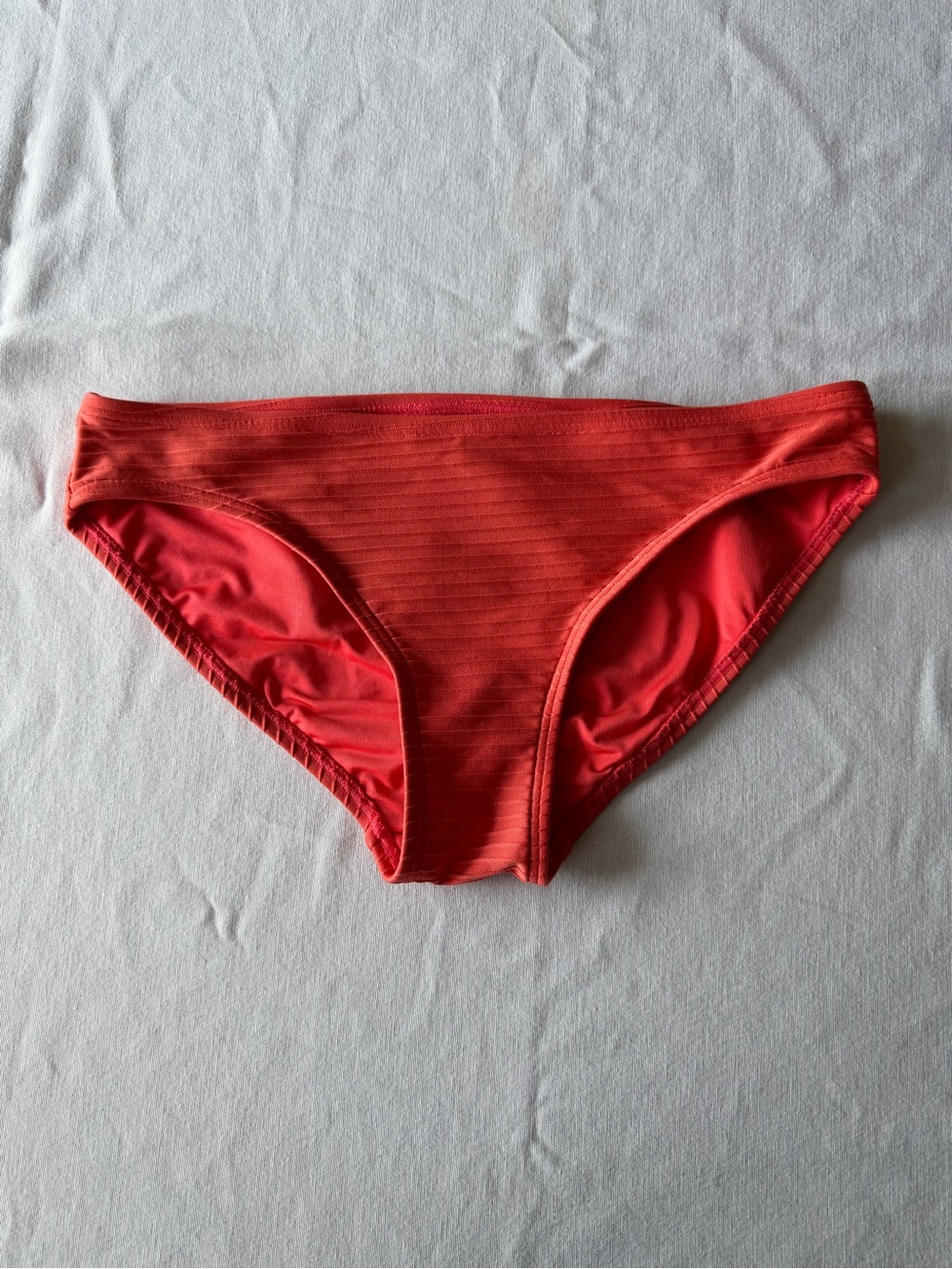 MICHAEL Michael Kors Red Ribbed Bikini Bottoms